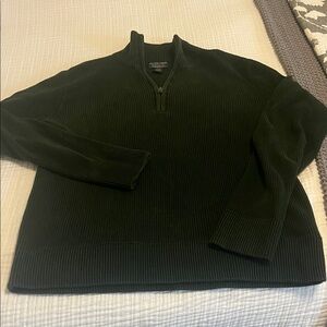 Denim & Supply Ralph Lauren Dark Green Ribbed Sweater